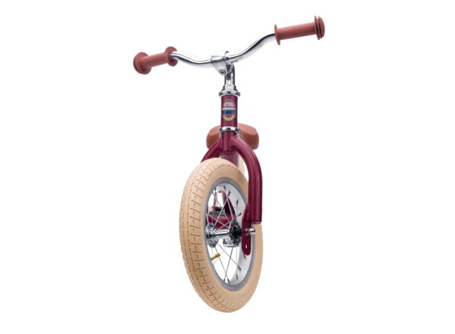 Loopfiets Steel Mat Vintage Rood, 2 wheeler
