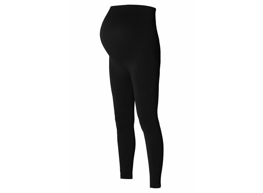 Reva seamless rib legging black