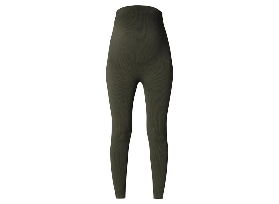 Reva seamless rib legging olive