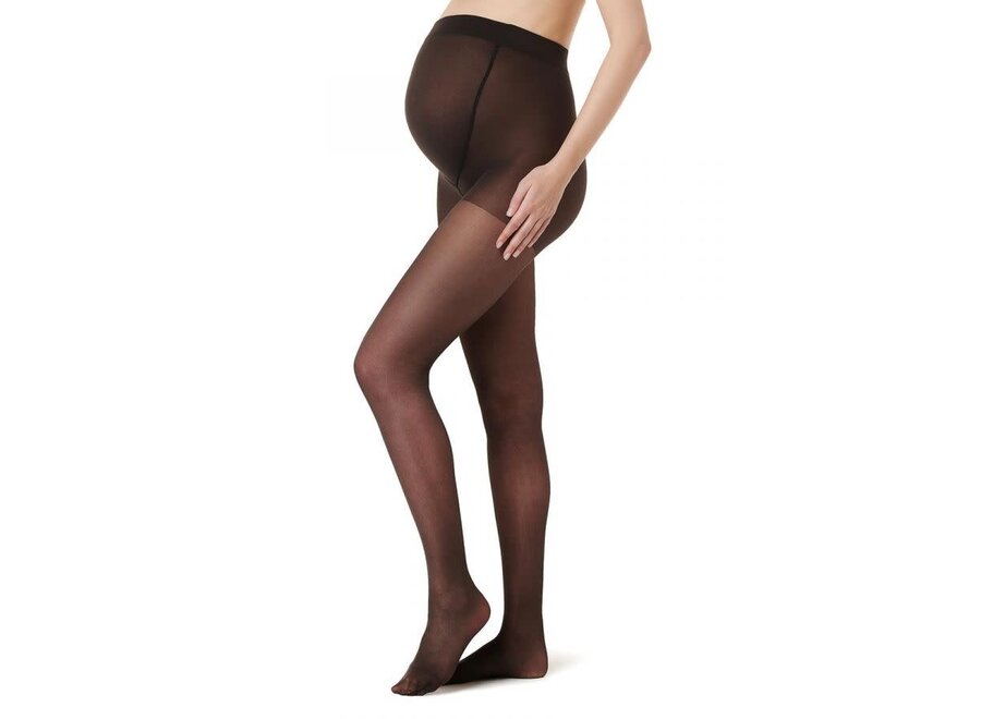 2-Pack maternity tights 20 Den black