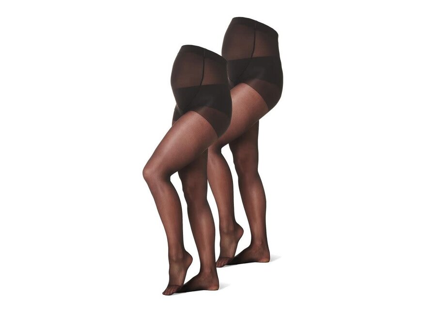 2-Pack maternity tights 20 Den black