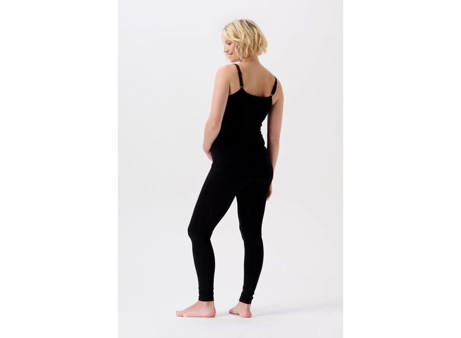 Evi seamless Sensil nursing top - black