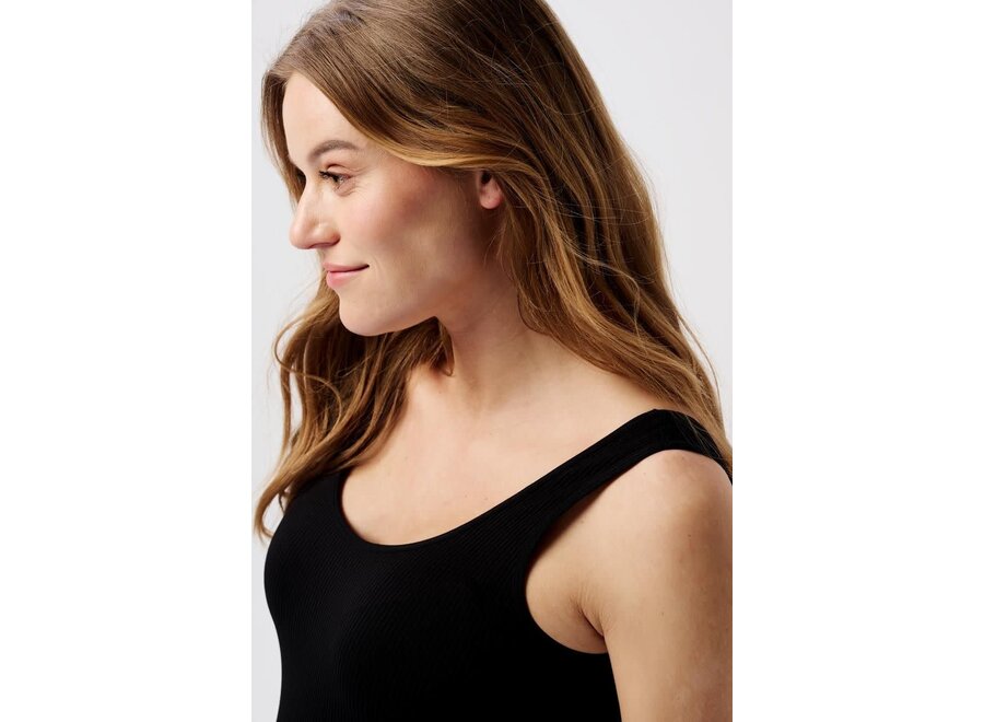 Sama seamless rib tanktop black