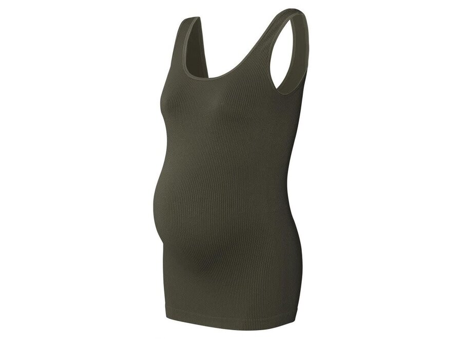Sama seamless rib tanktop olive