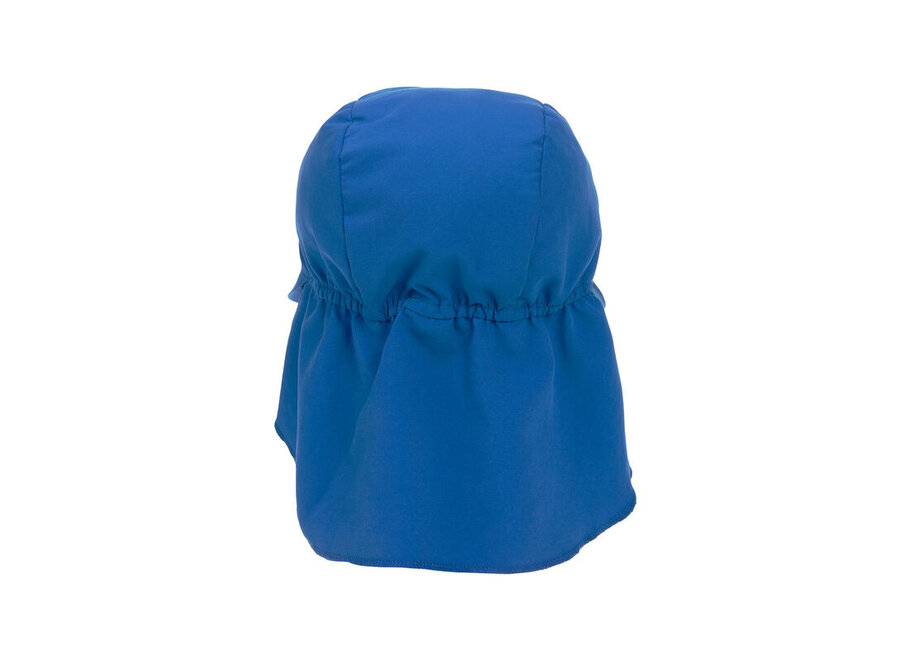 Sun Protection Flap Hat blue