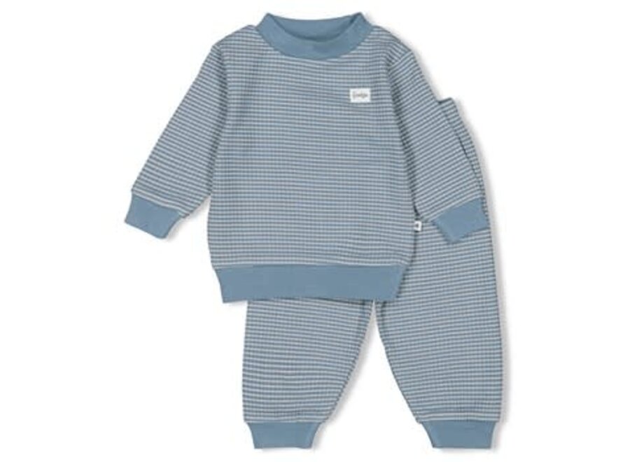 Pyjama wafel - Ice Blue | IJs blauw