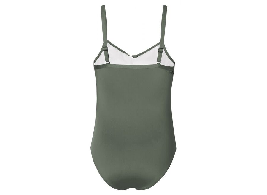 Saint Tropez microfiber swimsuit - Olive