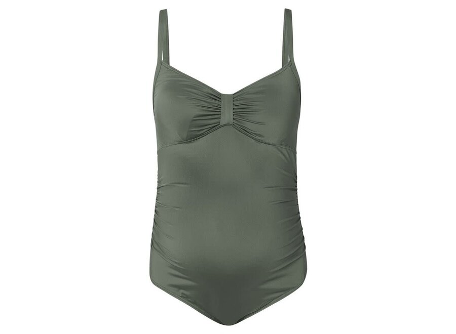 Saint Tropez microfiber swimsuit - Olive