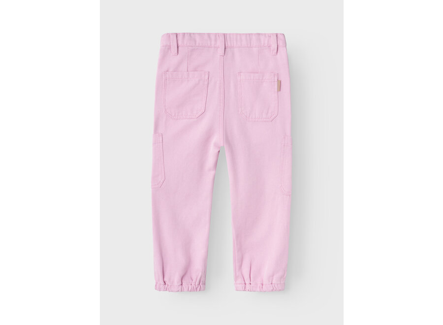 Bella Round twill pant - Pastel lavender