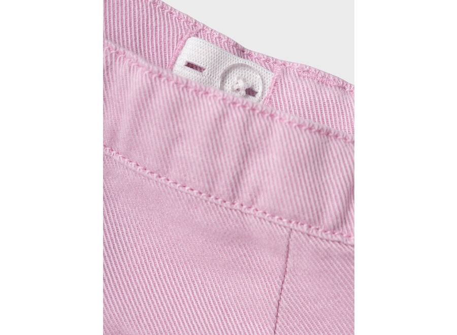Bella Round twill pant - Pastel lavender
