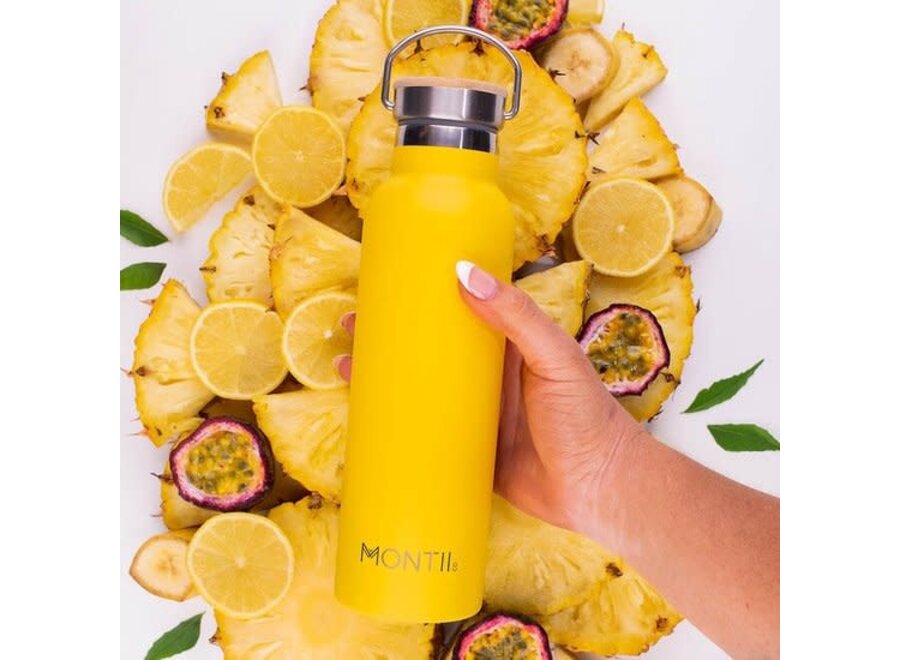 Thermosfles 600ml - Pineapple (geel)