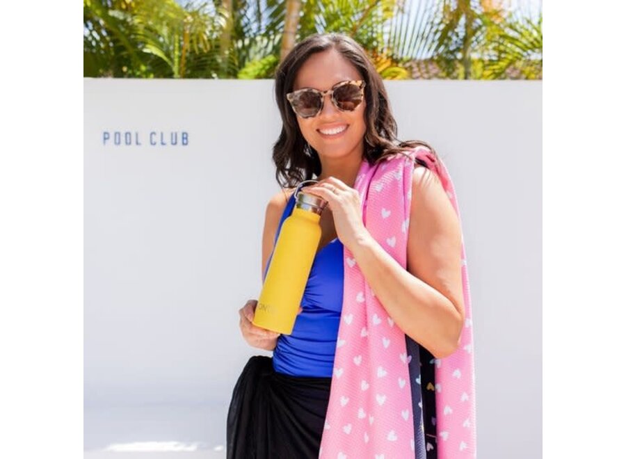 Thermosfles 600ml - Pineapple (geel)