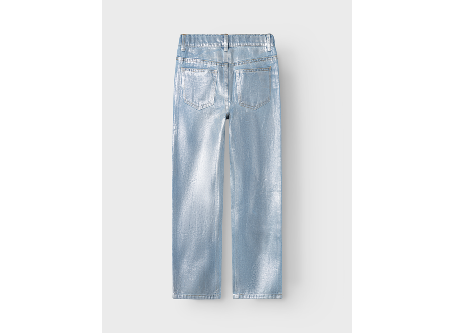 Rose straight jeans - light blue denim | Silver Foil