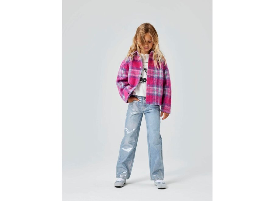 Rose straight jeans - light blue denim | Silver Foil