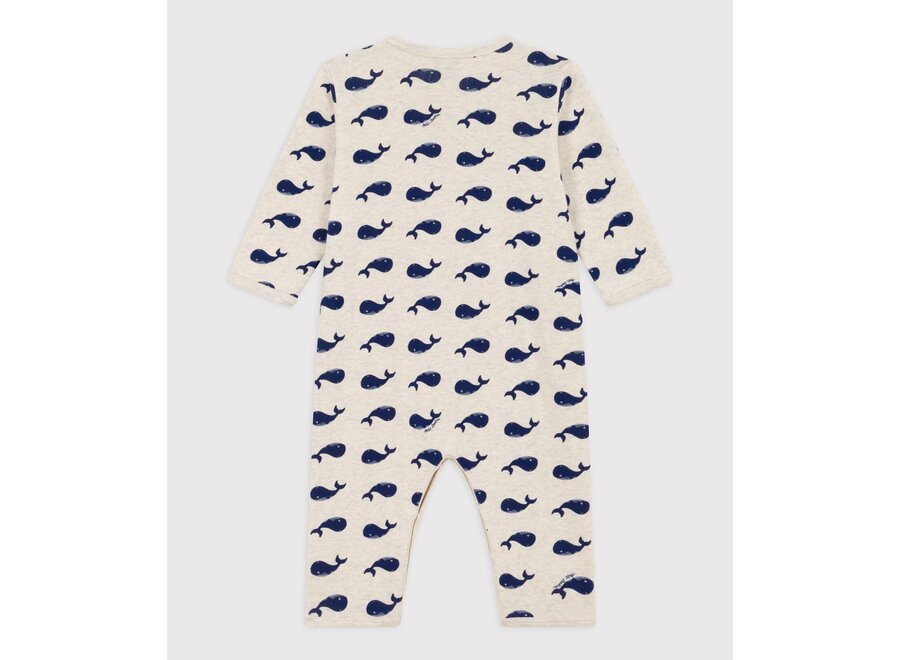 jumpsuit zonder voet walvissen