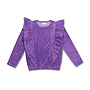 Ruffle Sweater Velour	Paisley Purple