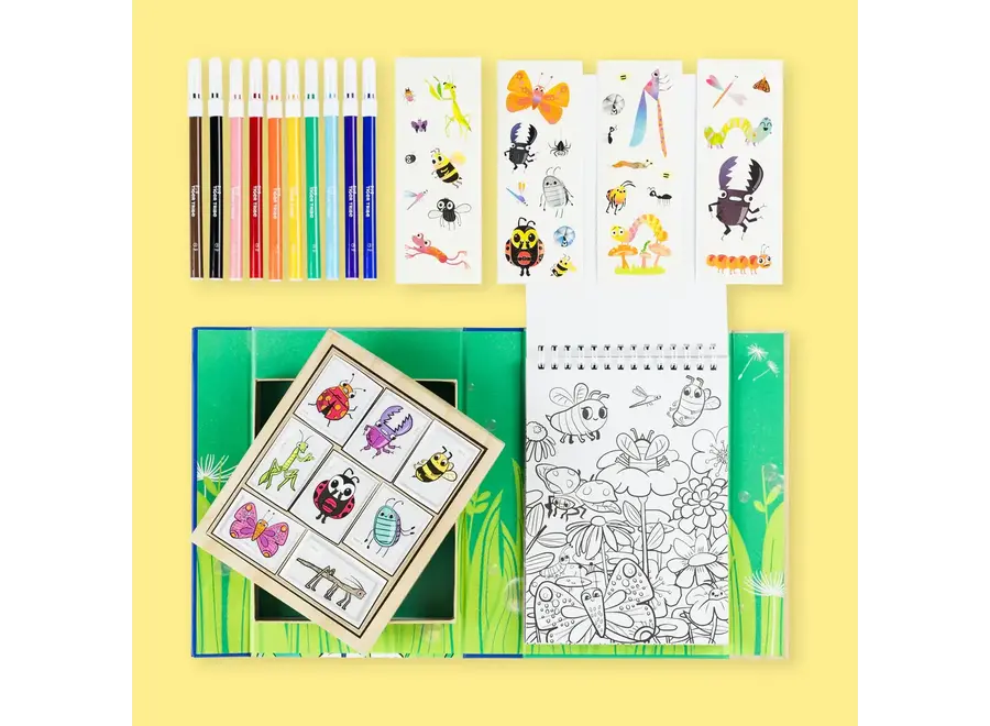 Colouring Set - Backyard Bugs
