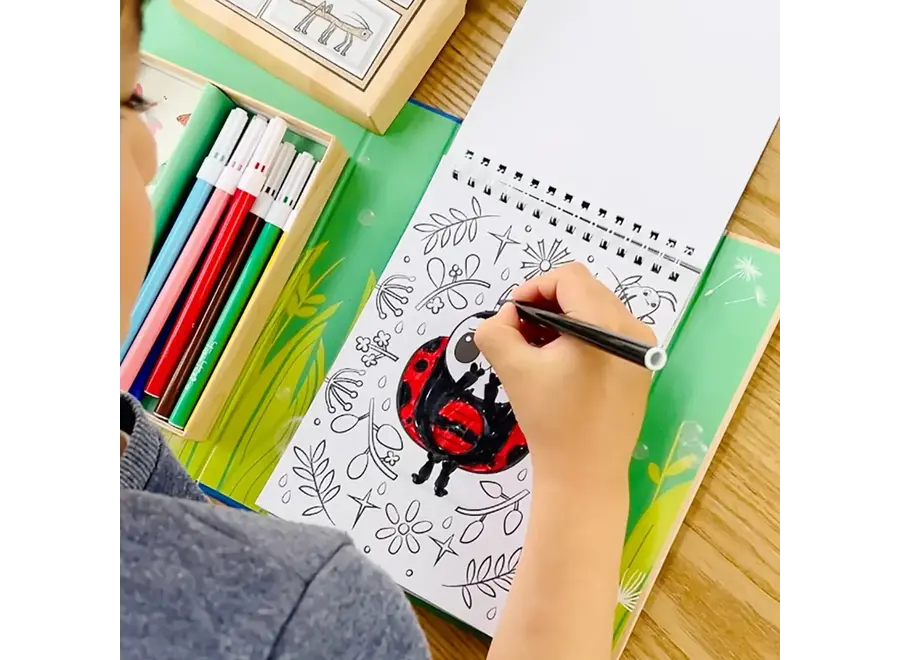 Colouring Set - Backyard Bugs