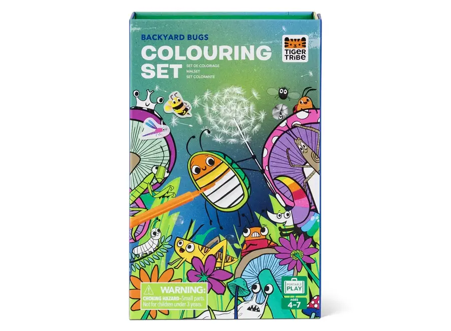 Colouring Set - Backyard Bugs