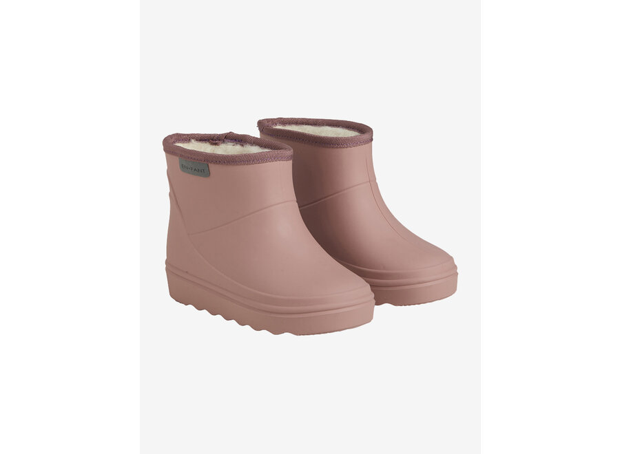 Thermo boots short solid - Old Rose