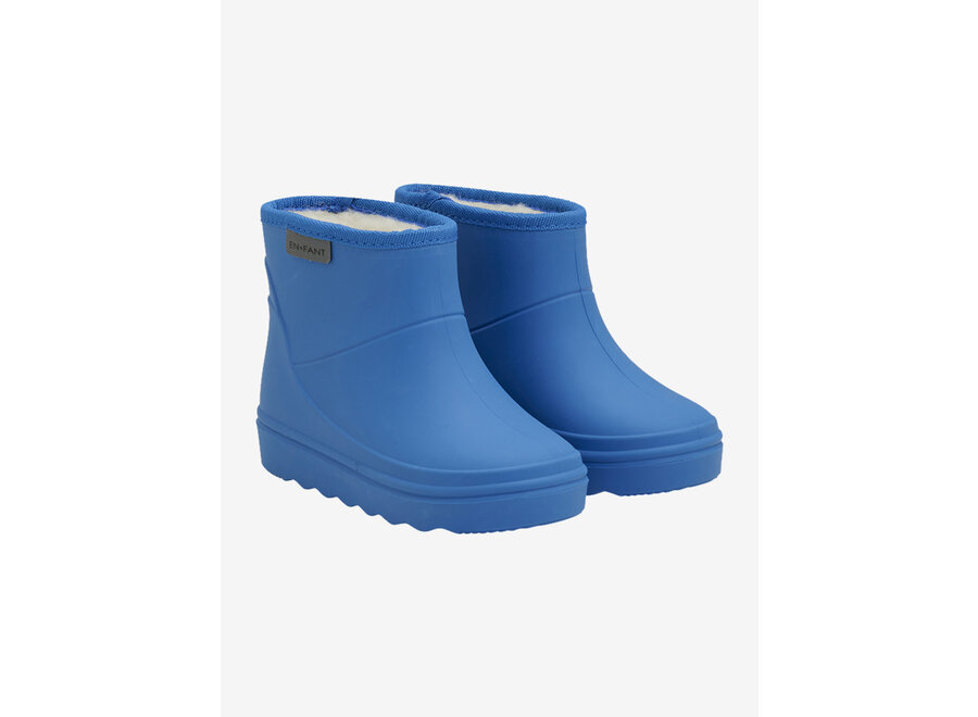 Thermo boots short solid - Blue Daphne