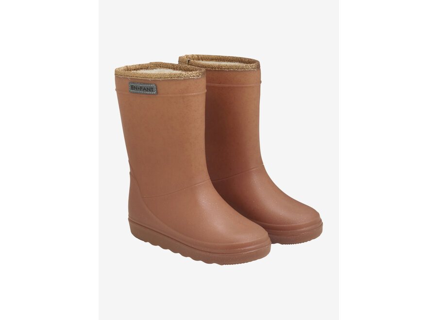 Thermo boots Glitter - Mocha Bisque