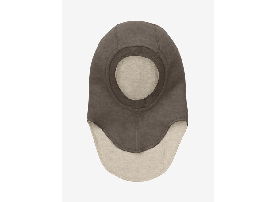 Muts Balaclava Wool Fleece - Brown Melange