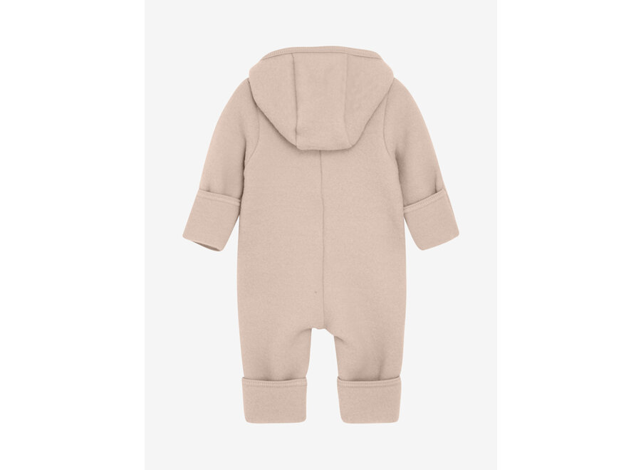 Pram suit wool fleece - Mahogany Rose