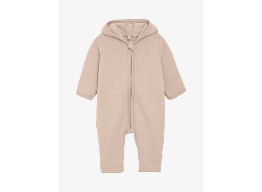 Pram suit wool fleece - Mahogany Rose