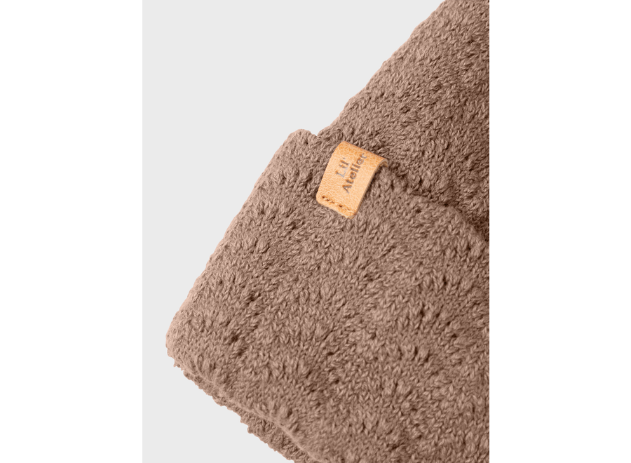 Muts - Nalu knit hat - Beaver fur