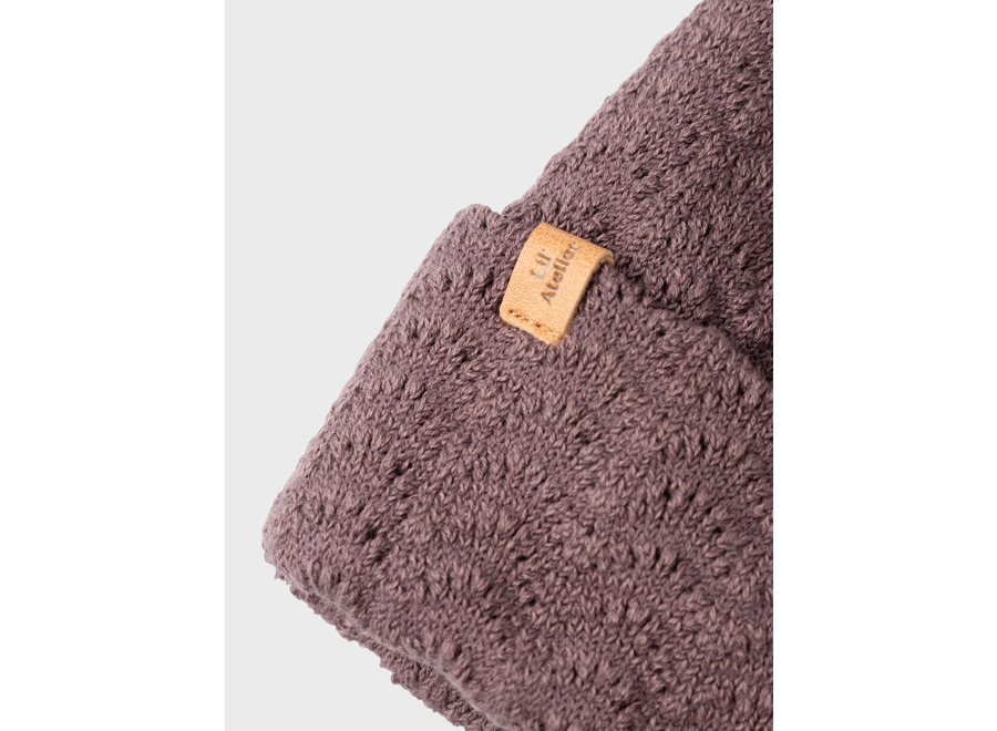 Muts Nalu knit hat - Peppercorn