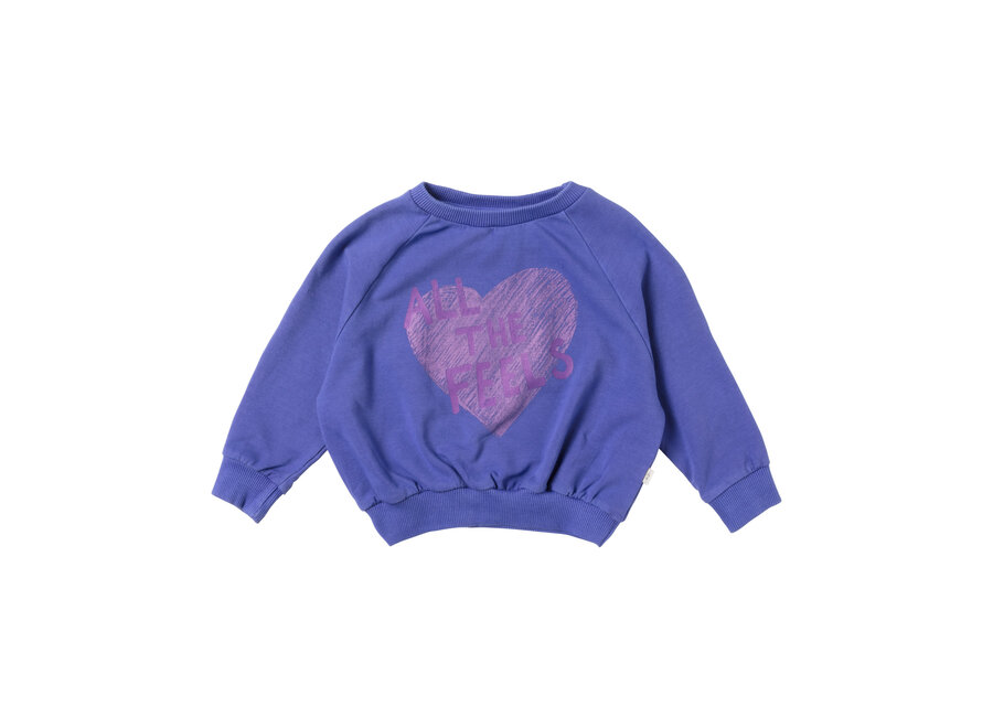 Feels | Oversized Sweater - Spectrum blue