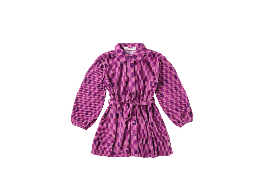 Carré | Blouse Dress - Purple wine