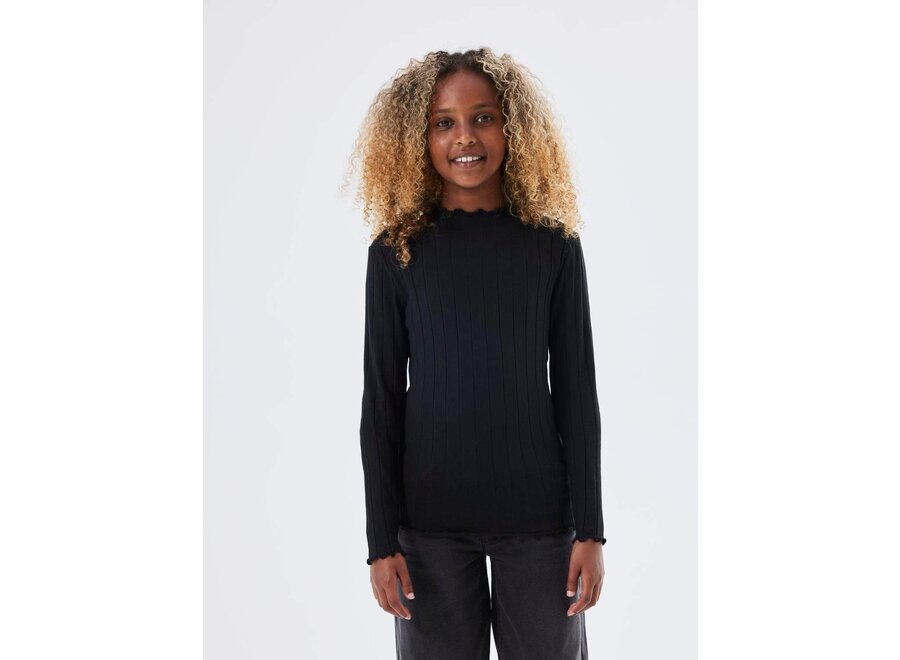 Top Online slim top - Black