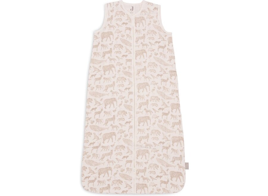 Slaapzak Hydrofiel 90cm Animals Nougat