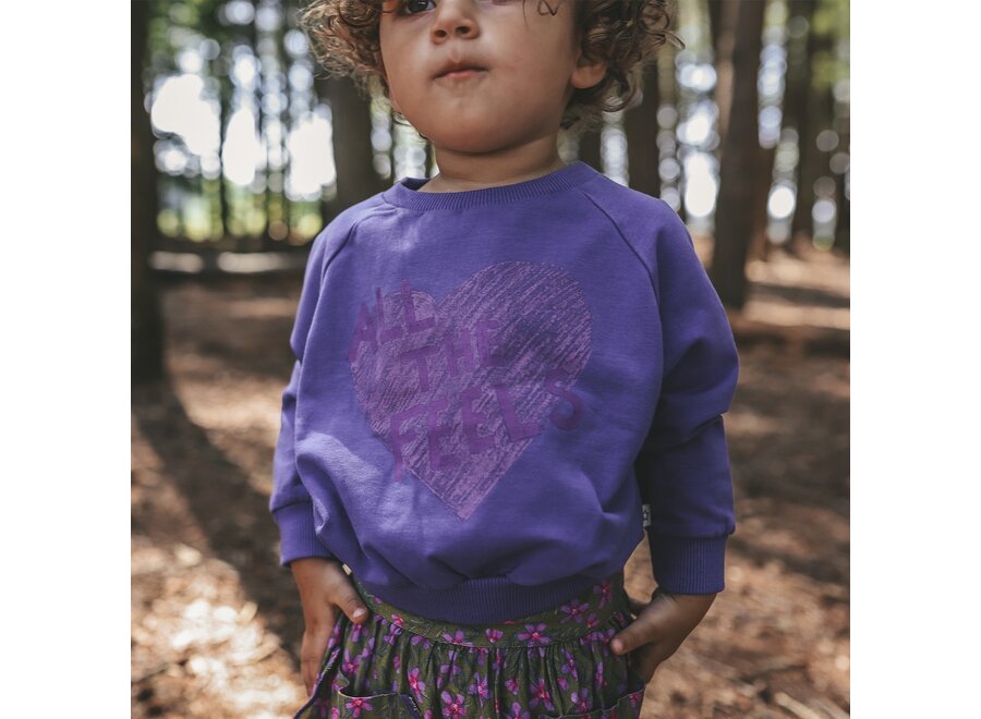 Feels | Oversized Sweater - Spectrum blue