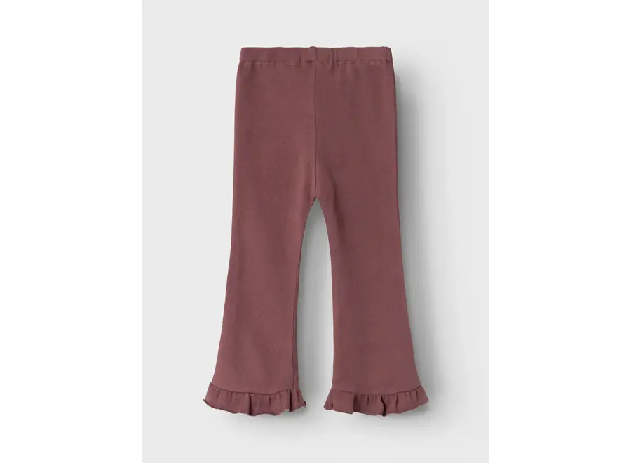 Broek Thoro har bootcut - Rose brown