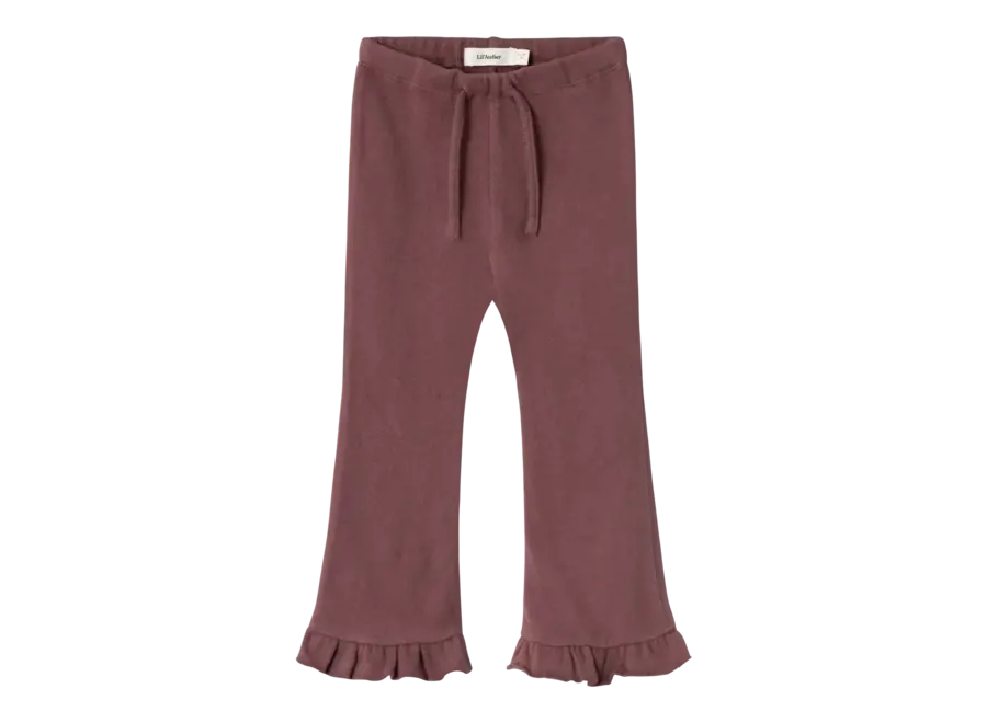 Broek Thoro har bootcut - Rose brown