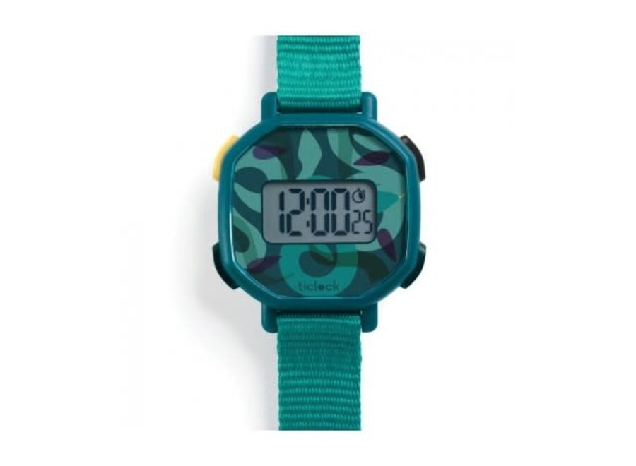 Horloge Digitall watch Green snakes