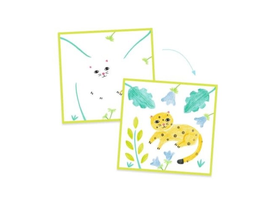 Kleuren met sjablonen