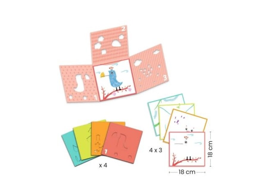 Kleuren met sjablonen