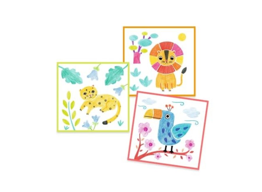 Kleuren met sjablonen