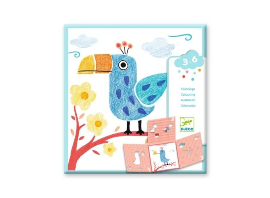 Kleuren met sjablonen