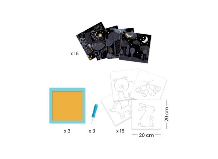 Knutselset prikkaarten