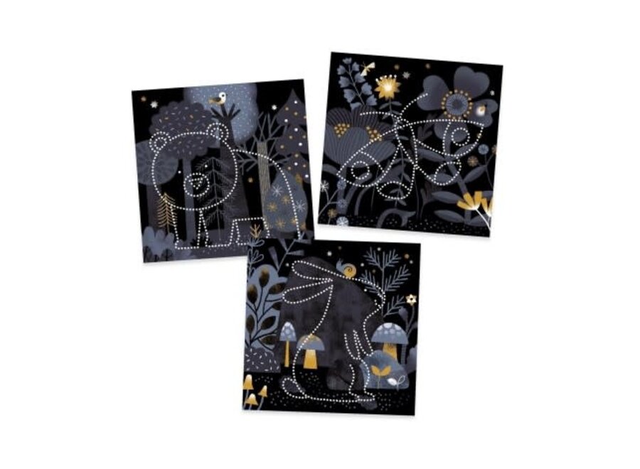 Knutselset prikkaarten