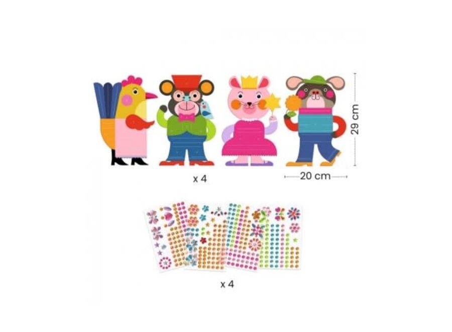 Creëren met stickers