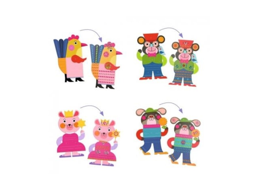 Creëren met stickers