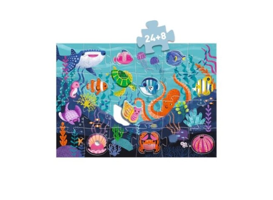 Puzzel XL zee oceaan dieren - 32 st