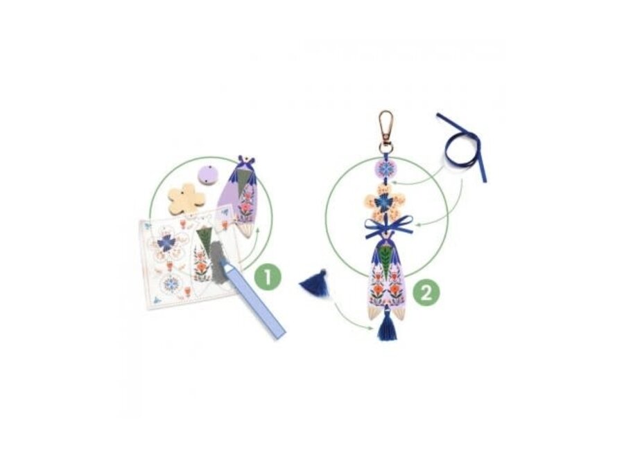 Knutselpakket DIY - Sleutelhangers maken Vlinders