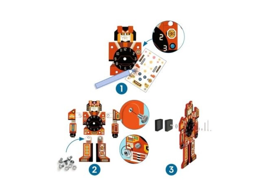 Knutselpakket DIY - Robotime klok
